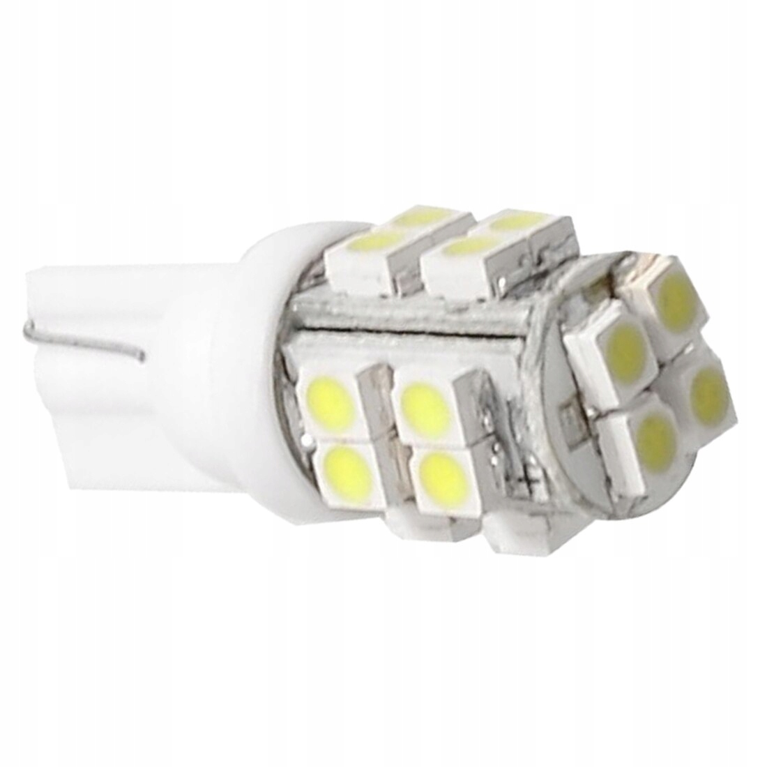ŻARÓWKA LED 24 SMD 1210 W5W T10 BIAŁA POSTOJÓWKA Model 24SMD