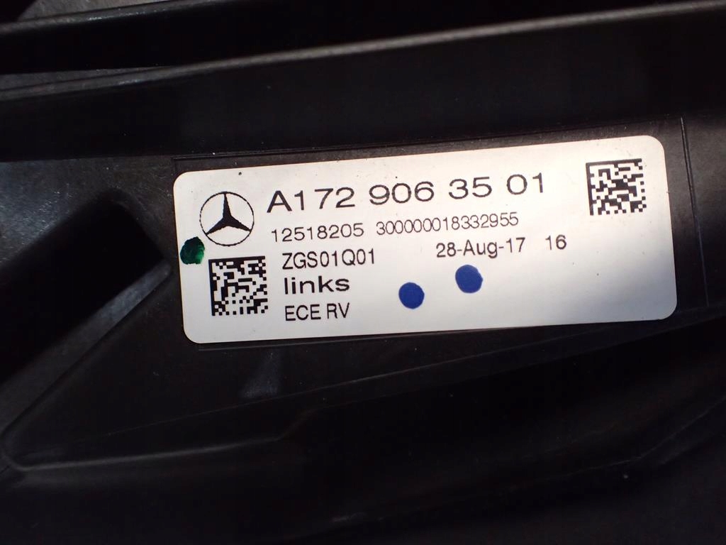 Lampa lewa MERCEDES SLK W172 LIFT 17- FULL LED Typ samochodu Samochody osobowe