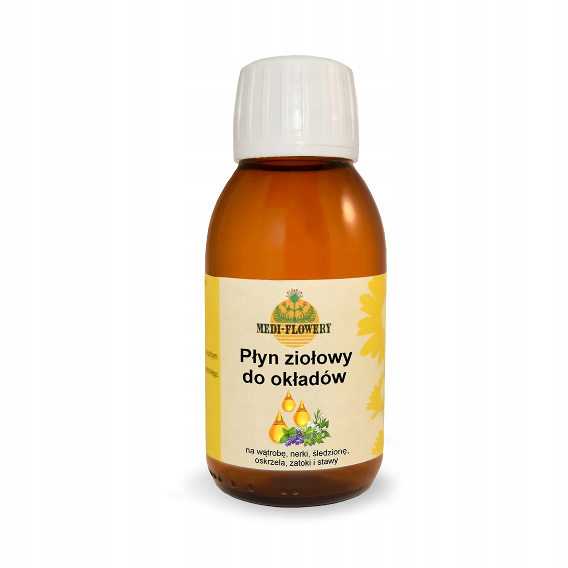 

Płyn Ziołowy Do Okładów, 100 ml, (wątroba, stawy)
