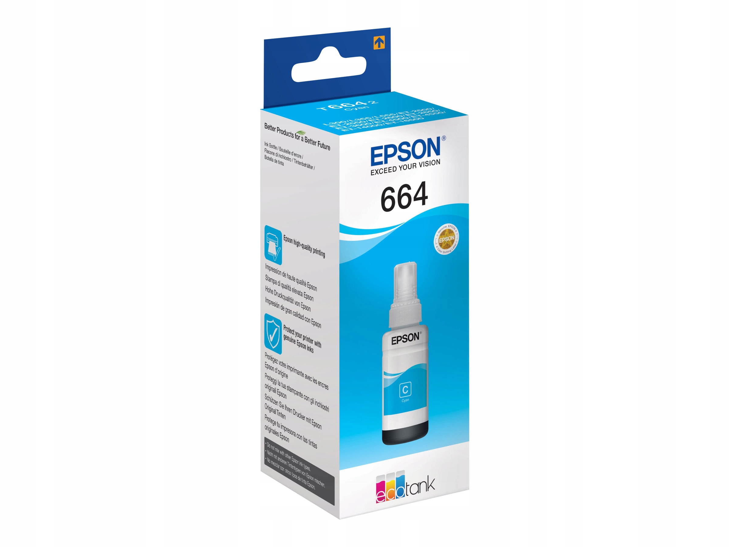 

Epson Tusz 6642 C13T66424A błękitny 70 ml