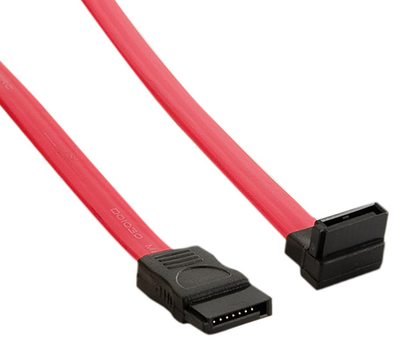 

Kabel do dysku Sata SATA3 prosty kątowy lewy 45cm