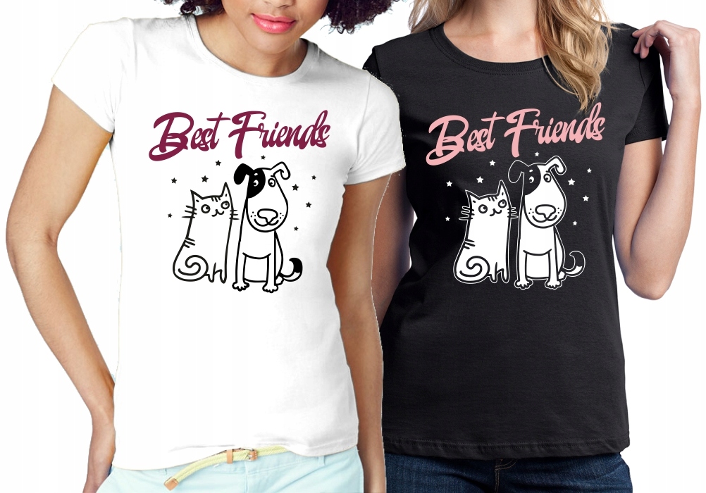 

Koszulki Bff Best Friends Sisters Przyjacółek X2