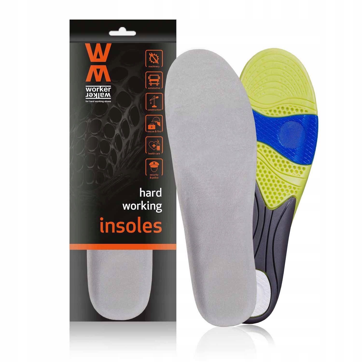 ŻELOWE WKŁADKI DO BUTÓW ROBOCZYCH BHP r. 41-46