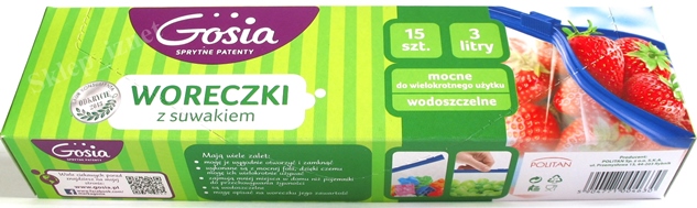 woreczki wodoszczelne 10szt z suwakiem 3l — 7