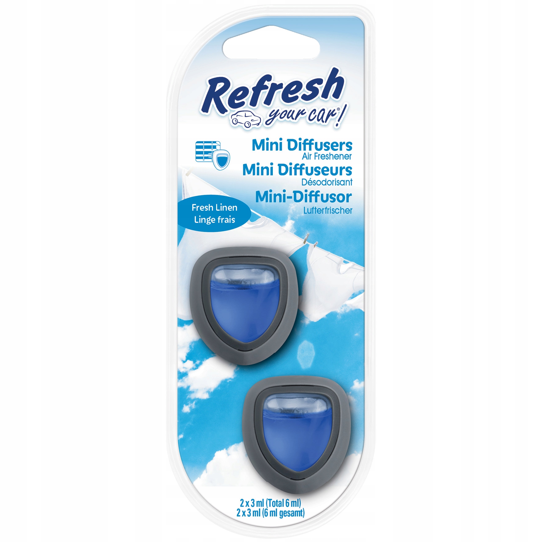 

2x Zapach Refresh Mini Membrana Fresh Linen