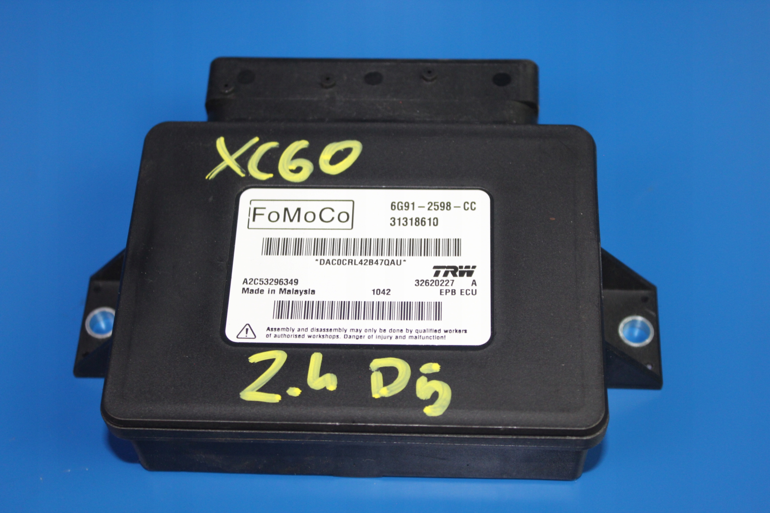 VOLVO XC60 V60 S60 MODUŁ HAMULCA RĘCZNEGO