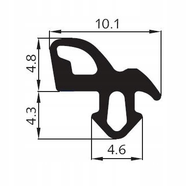 Uszczelka uszczelki ALUPLAST S-1559 +S-1560 10+10 Marka Stomil