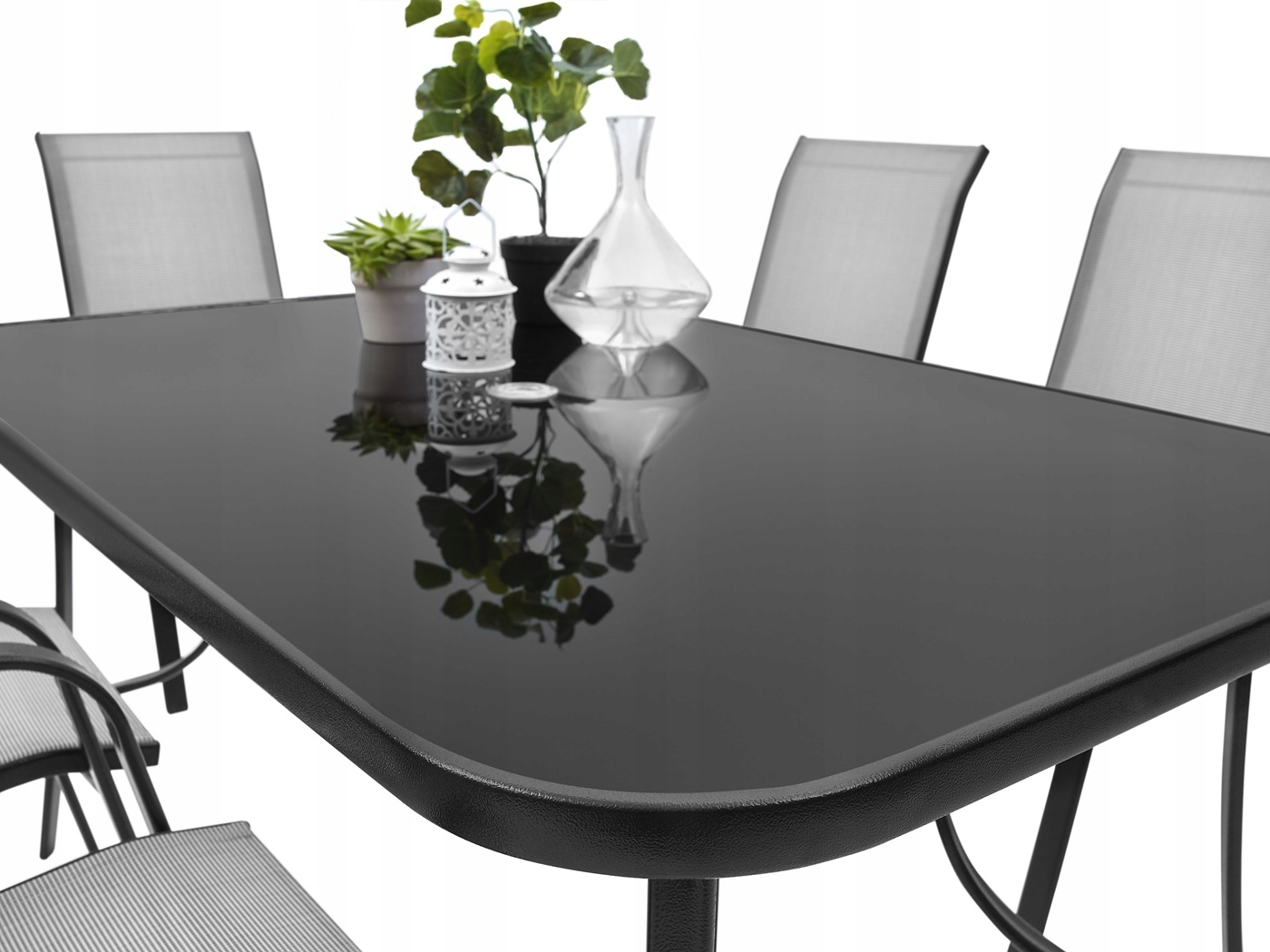 MEBLE OGRODOWE ZESTAW STÓŁ 6+1 NA TARAS BALKON Linia 150