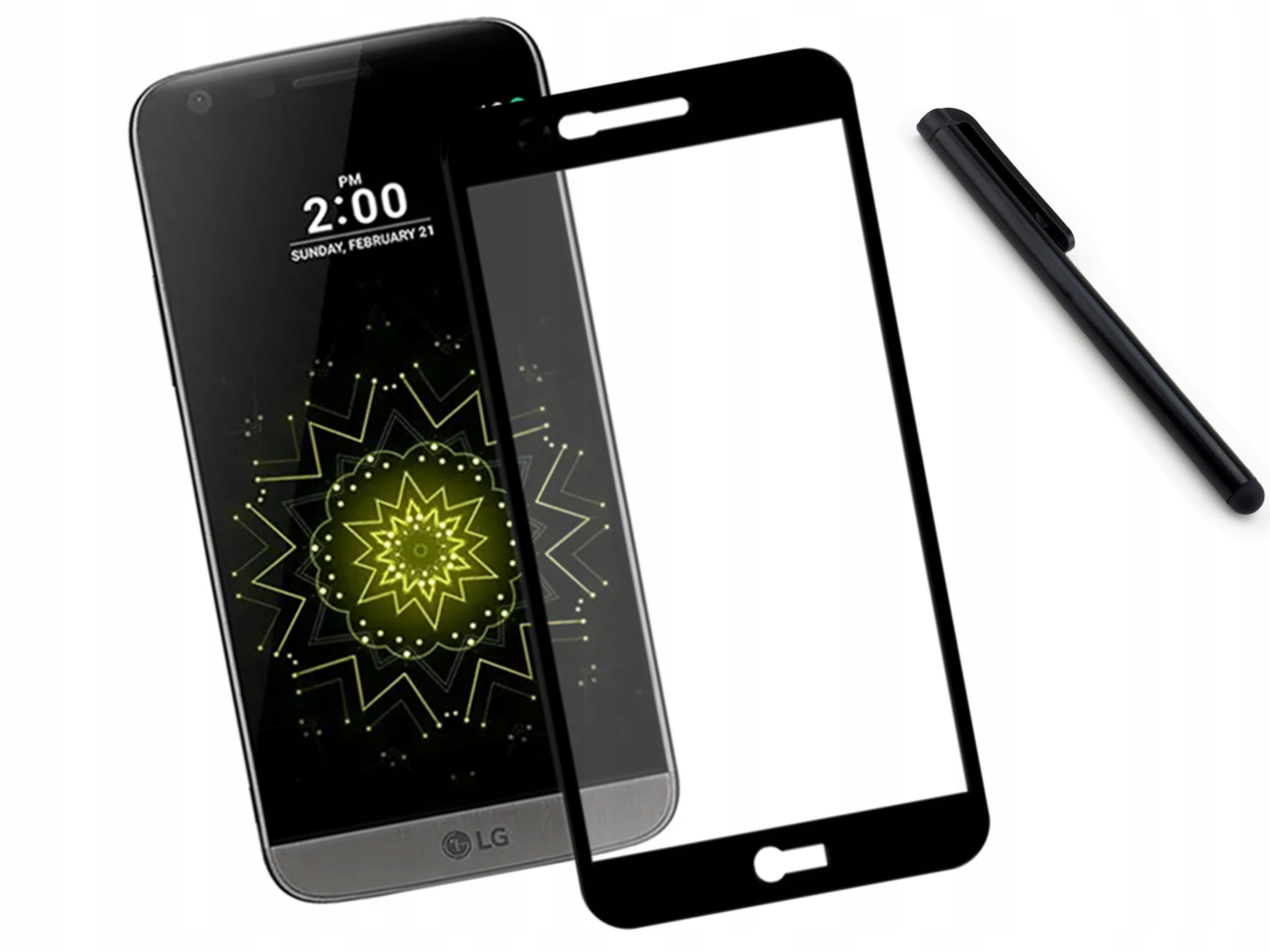 

Szkło hartowane 9H 3D telefon Lg LV5 Czarne