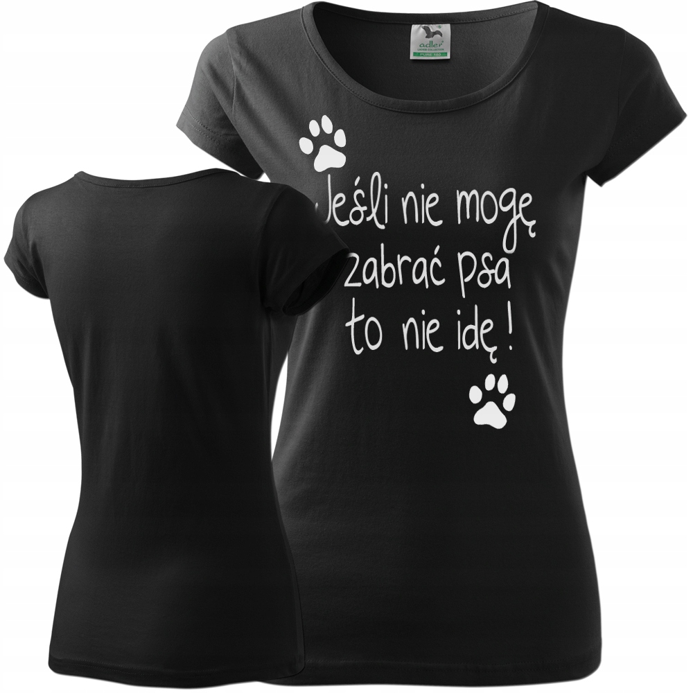 

Koszulka z nadrukiem Nie Idę Bez Psa ...