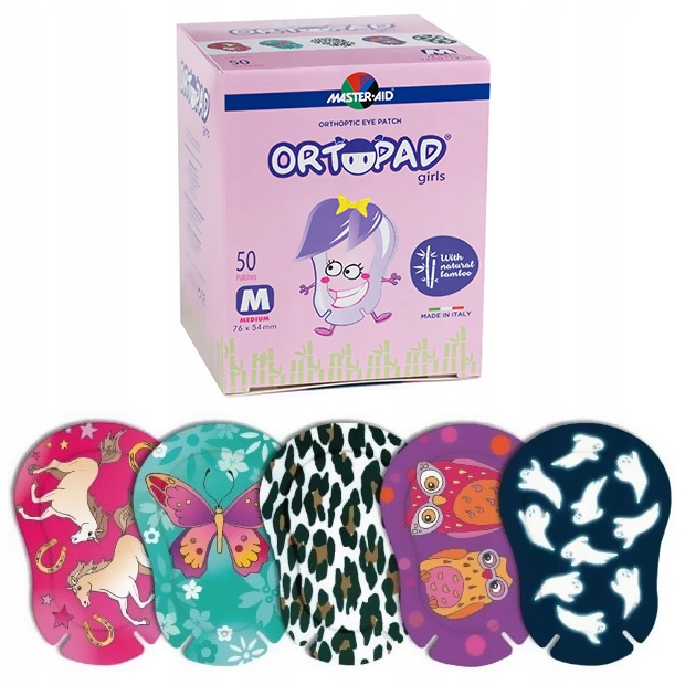

Ortopad Girl Regular Duży wzór Plastry na oko x 50