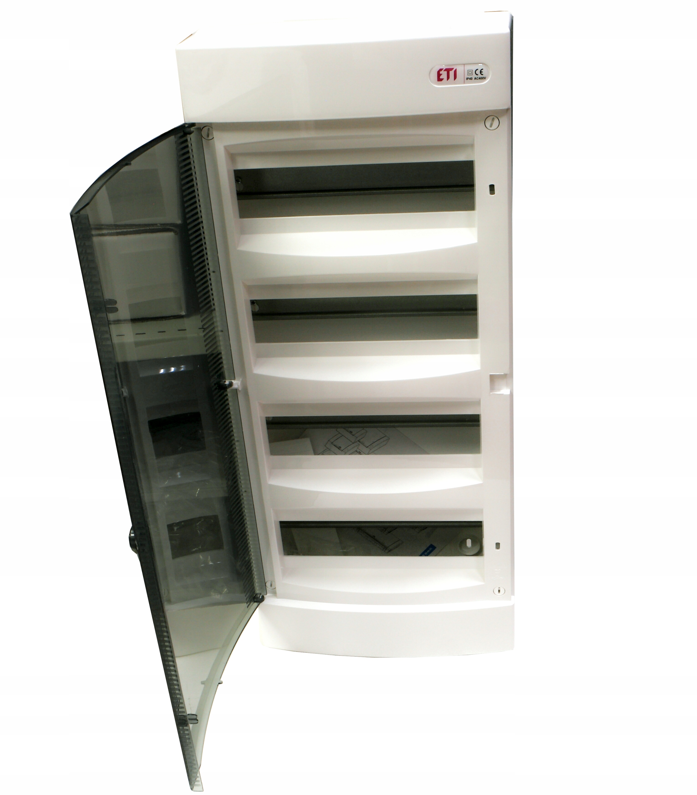 Modulárny nástenný rozvádzač 4x12 S-48 N Pe IP40