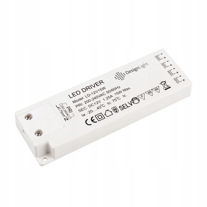 

Zasilacz do Led 15W Z Gniazdami Mini