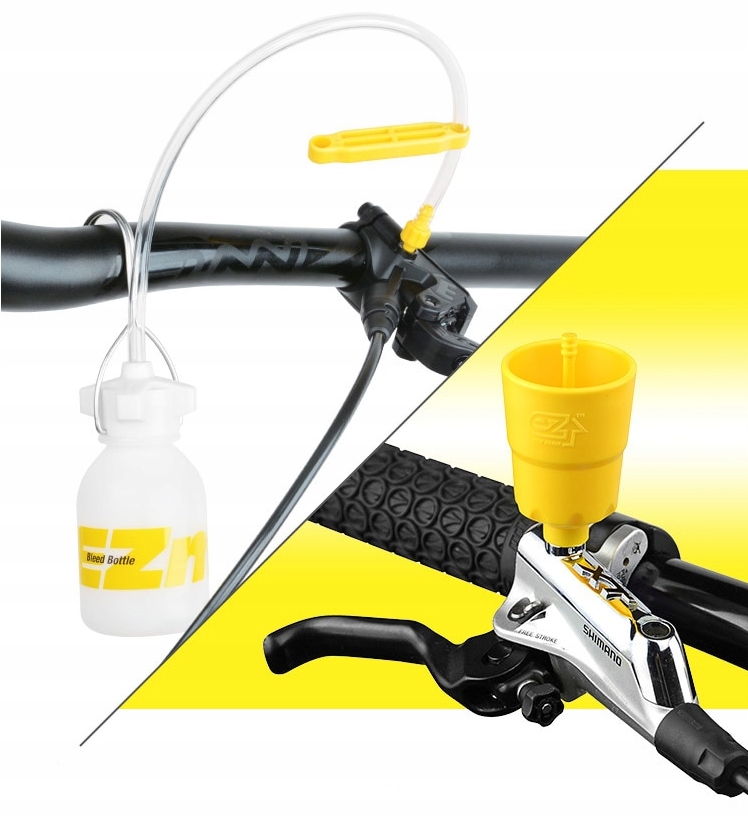MEGA ZESTAW ODPOWIETRZANIA HAMULCÓW SHIMANO TEKTRO Model Universal Bleed Kit EZMTB