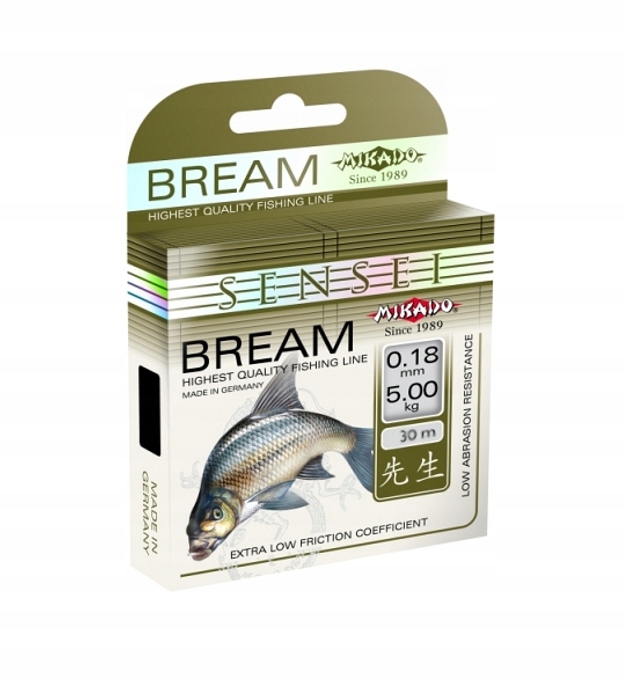 

Żyłka Mikado Sensei Bream 0,14/3,00kg/30m Przypon