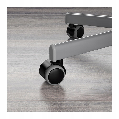 IKEA SKRUVSTA krzesło fotel obrotowy Vissle SZARY Szerokość mebla 48 cm