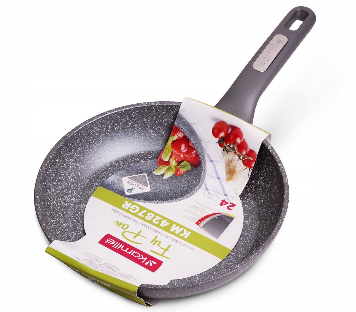 

Patelnia Granitowa Gruba 24 CM Indukcja Kamille
