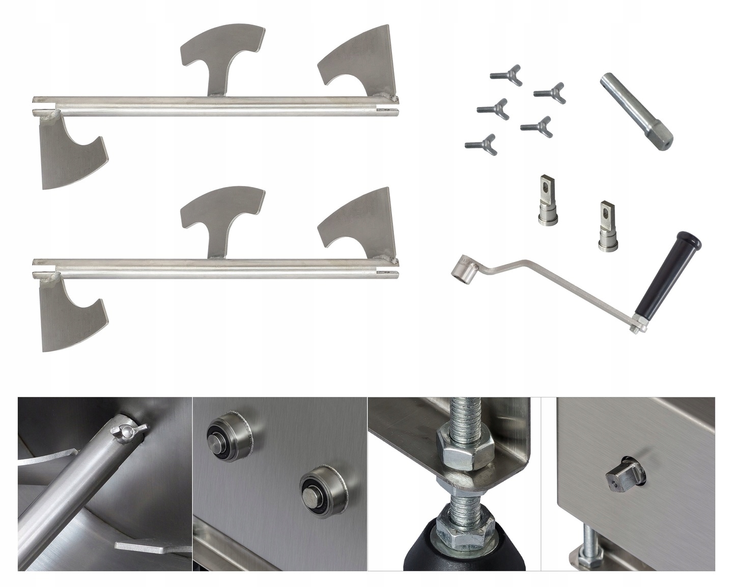 MIESZALNIK 60L DWUWAŁOWA FARSZU MIĘSA SAŁATEK INOX Model FMD60