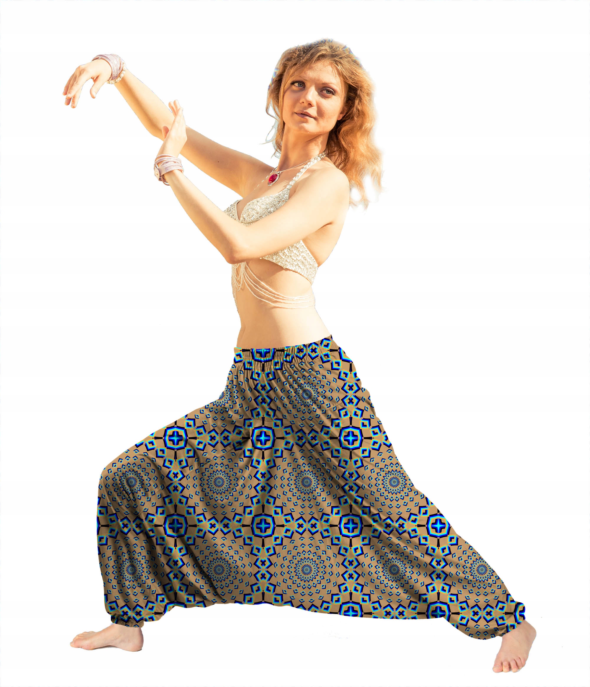 

Szarawary Indyjska Mozaika Yoga Haremki Baho