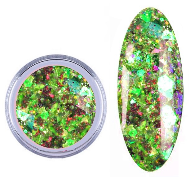 

Galaxy na Paznokcie Brokat Piegi Folia Cięta nr 30