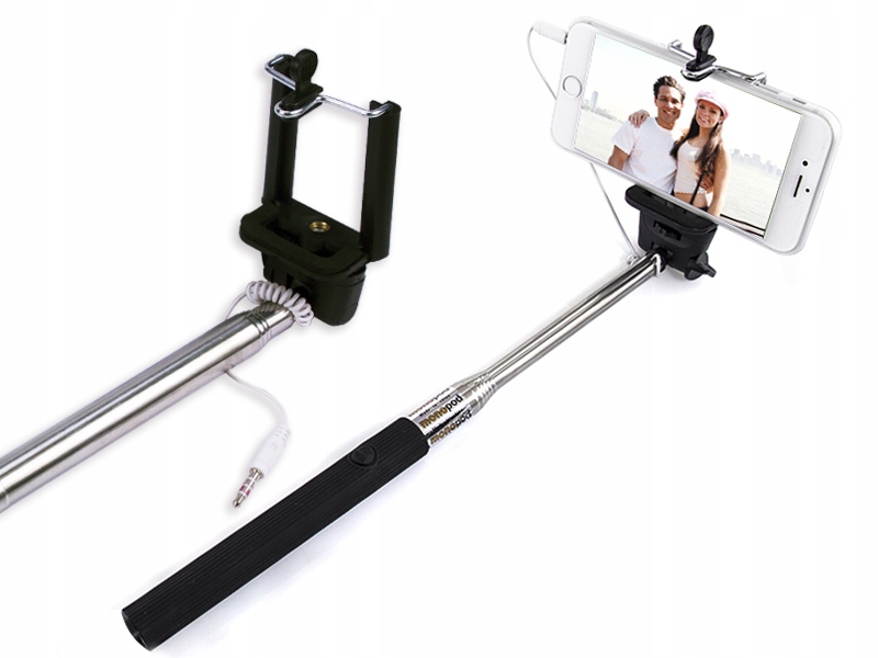 

Monopod Kijek Selfie Stick Z Kablem Uchwyt