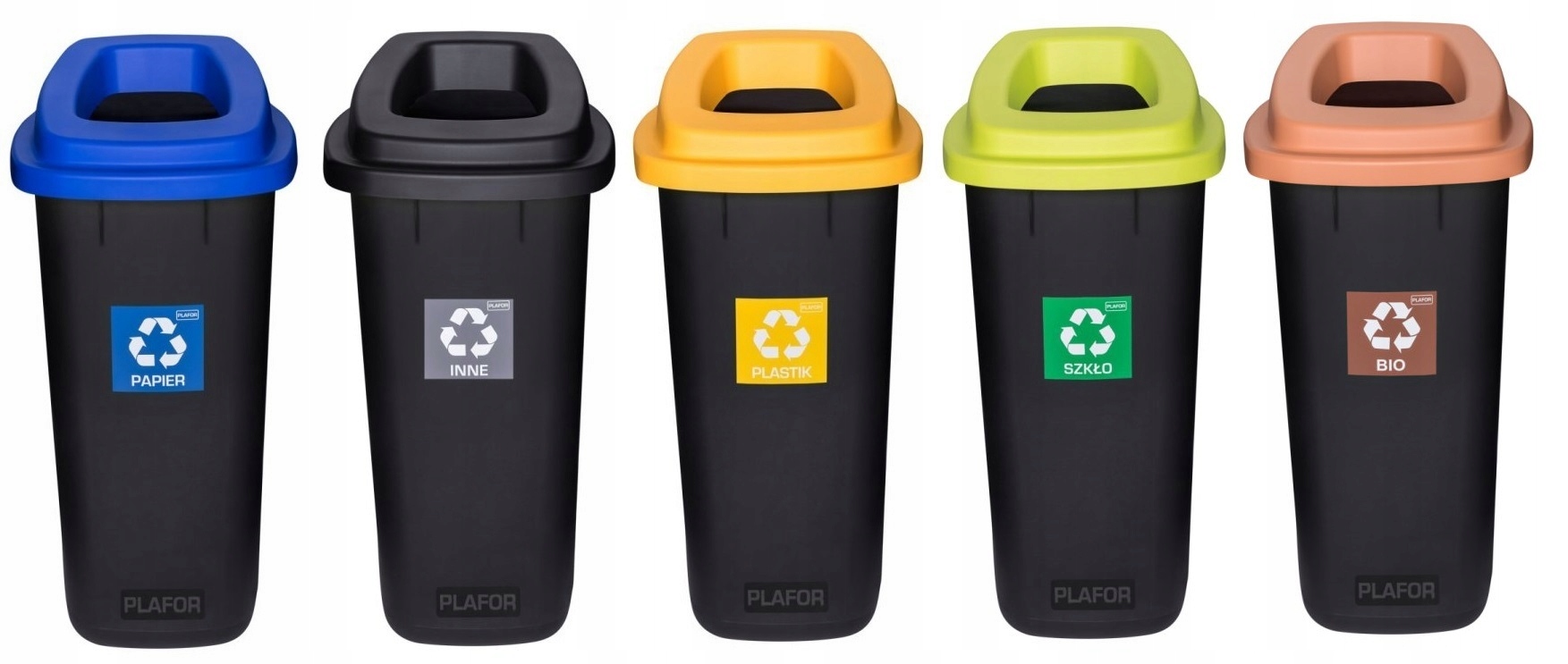 Kosz pojemnik BIO 90l do segregacji odpadów śmieci Rodzaj kosz