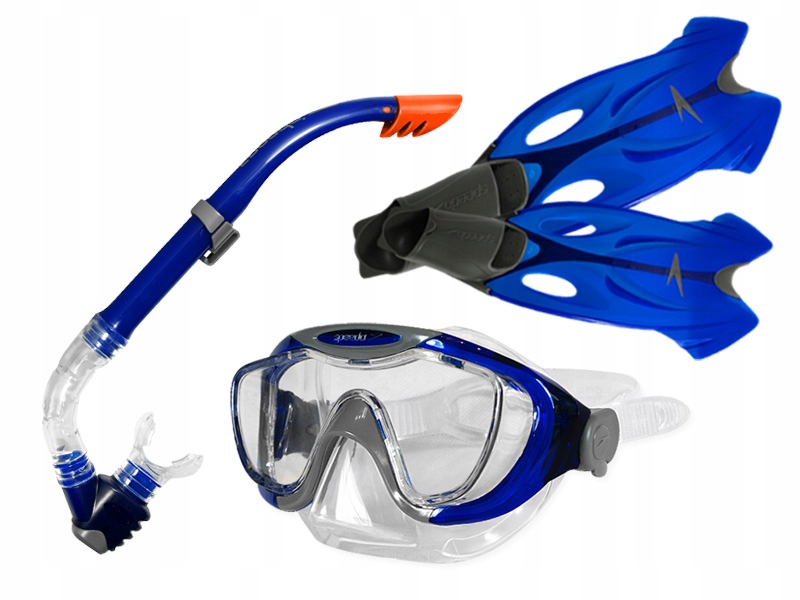 Zestaw do nurkowania Speedo 8016595052 niebieski