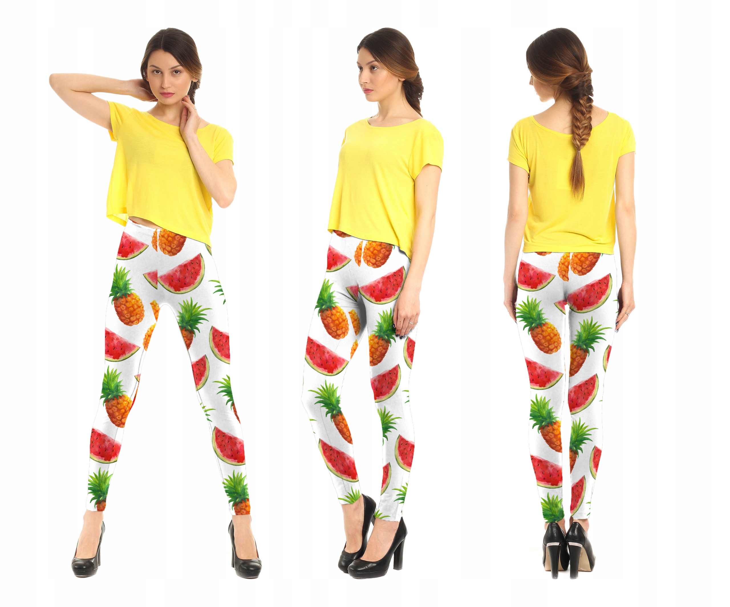 

Legginsy Nadruk Frykasy Fitness Yoga Fullprint