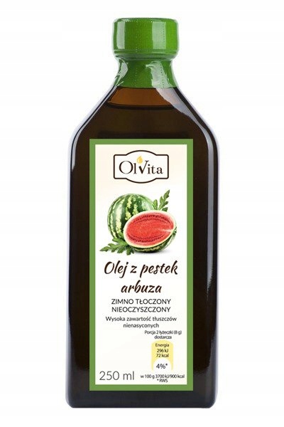 

OlVita Olej z pestek arbuza zimno tłoczony 250ml