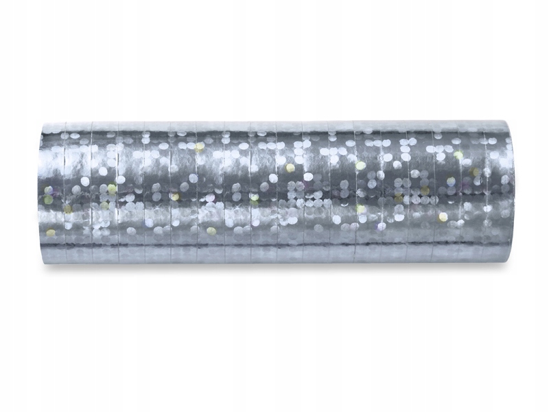 

Serpentyny holograficzne, srebrny, 3,8m