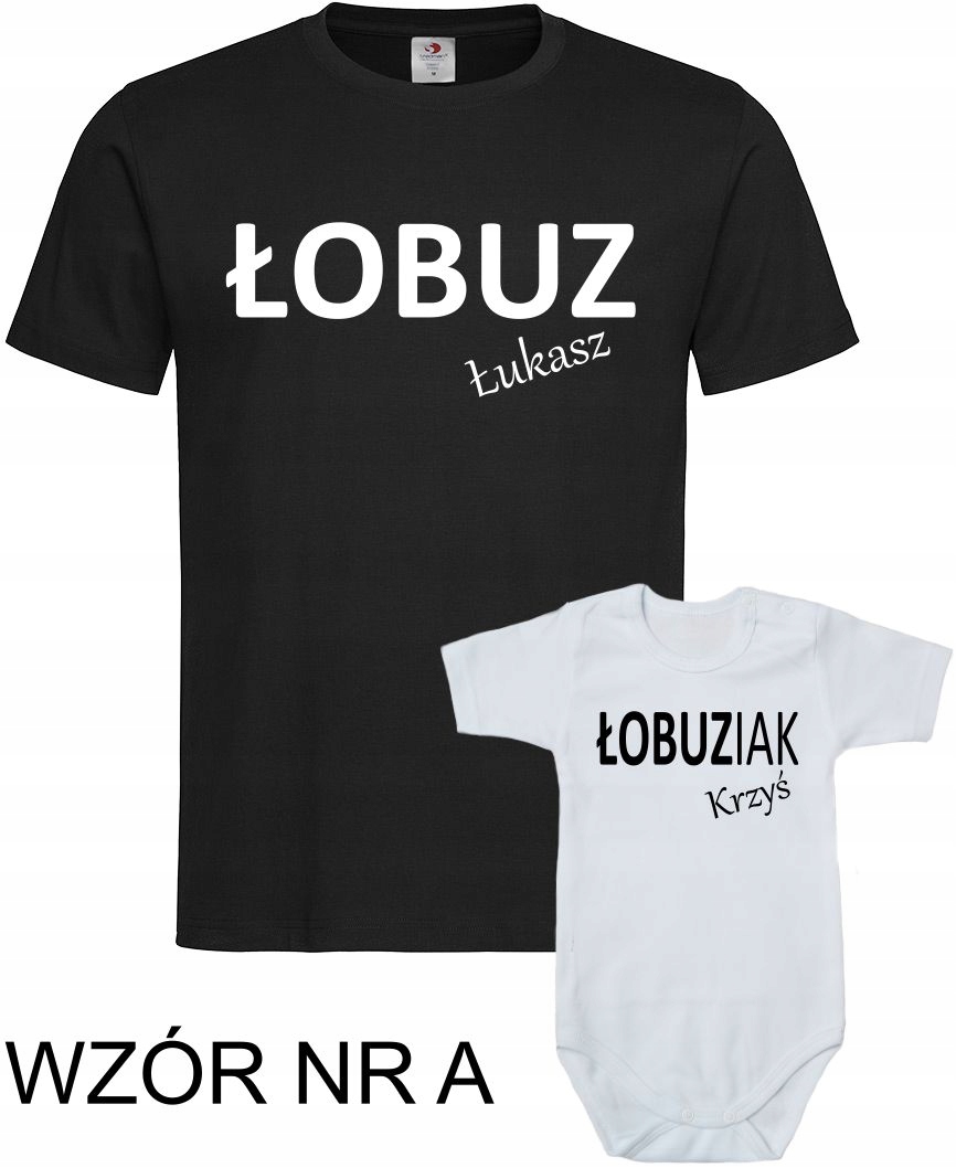 

Komplet Koszulek Dla Ojca Syna Taty Łobuz Łobuziak