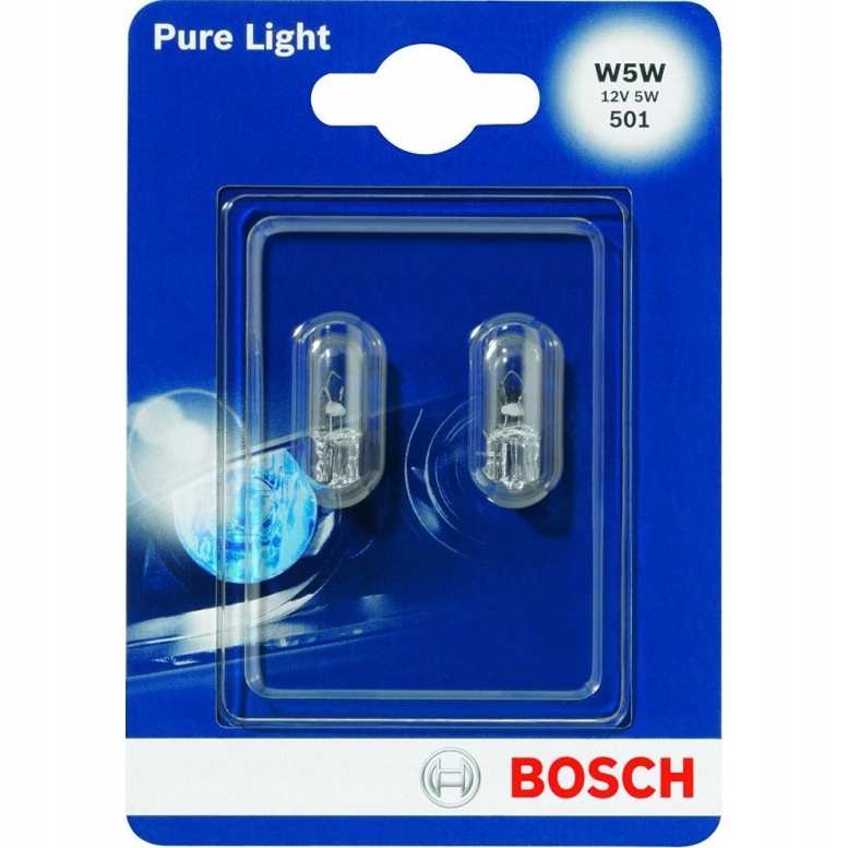 

Żarówki W5W Bosch 12V 5W Pure Light Blister