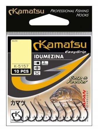 Kamatsu haczyki Idumezina Carp & Feeder roz. 4