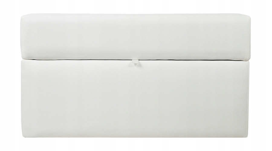 Pufa otwierana skrzynia eko skóra biała 75x40 Kod producenta 722