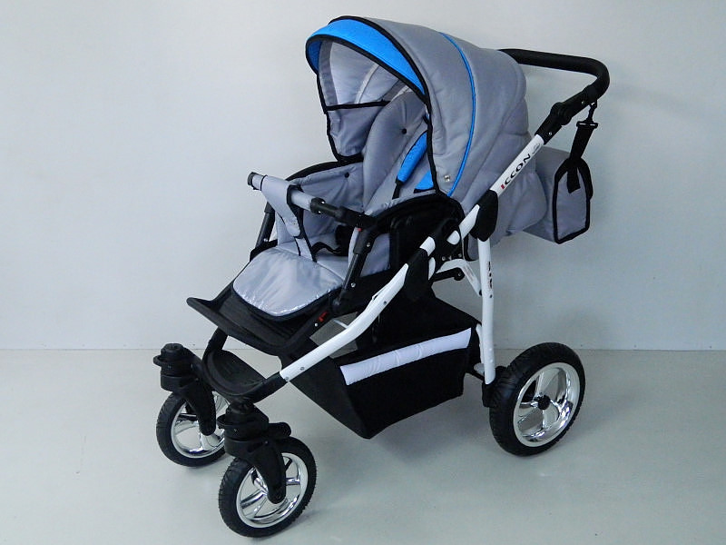 WYSYŁKA GRATIS !! WÓZEK DZIECIĘCY 3W1 ICCON PIĘKNY Typ siedziska Rozkładane