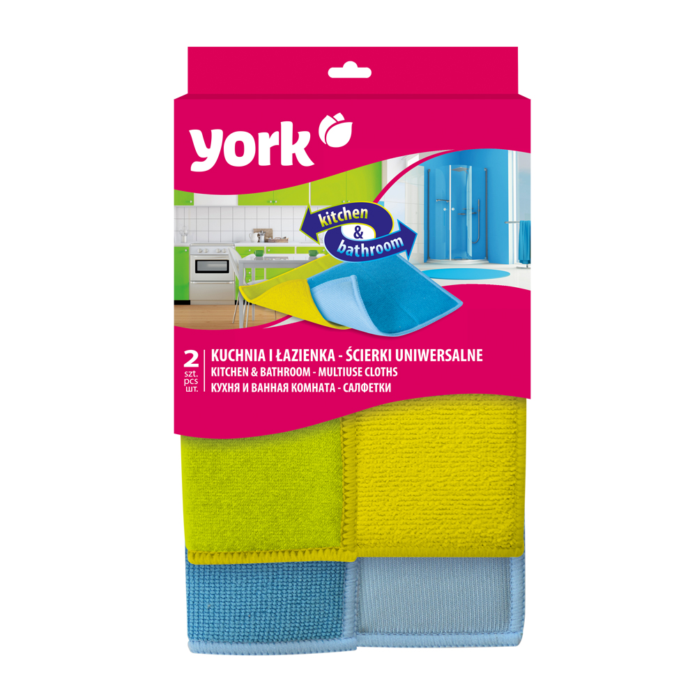 

York Ścierki zmywak mikrofibra pady Bardzo Chłonne
