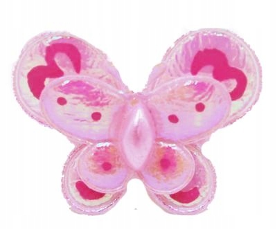 

Puchate Błyszczące Motylki Zamiast Kokardki Frotki