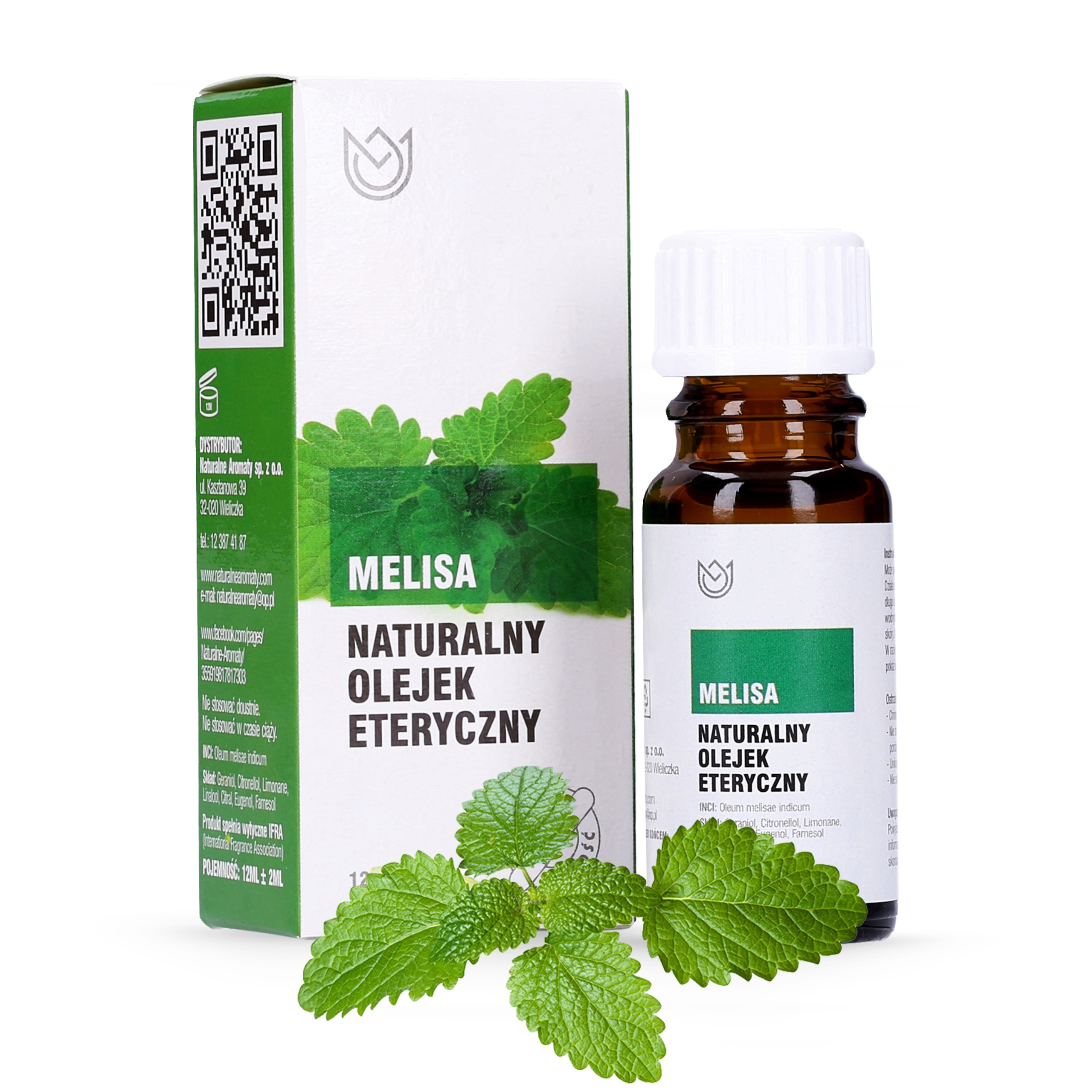 

Olejek eteryczny Melisa 12ml Wycisza, Uspokaja
