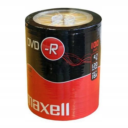 

Płyty Maxell Dvd-r 4,7gb szt.100