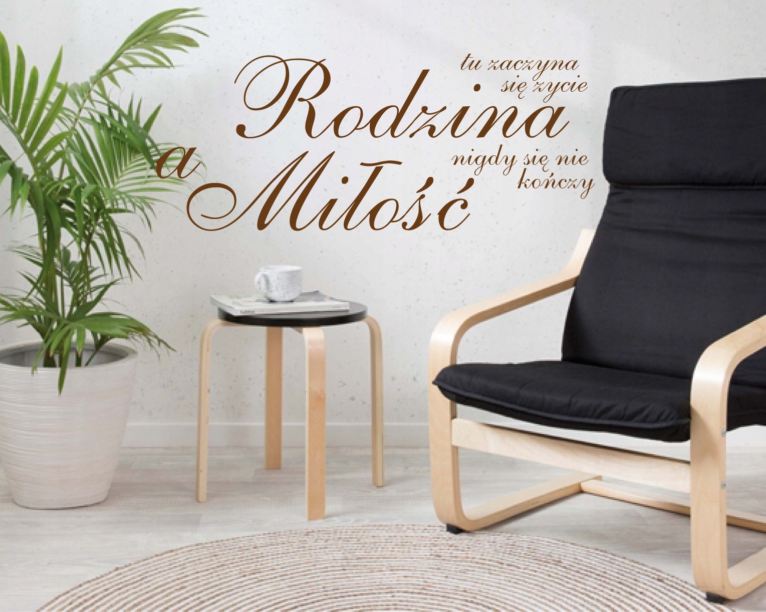 Twój własny napis wzór na ścianę naklejka naklejki Szerokość produktu 50 cm