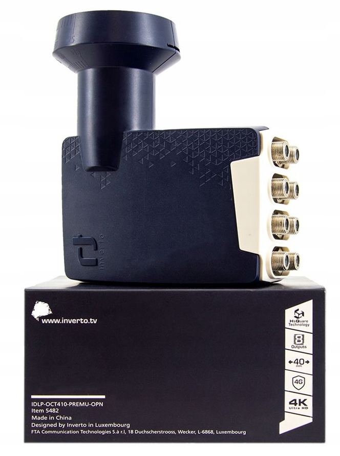 Konwerter Satelitarny Inverto OCTO 8x Dekoder Polsat Canal+ Multiroom 4K