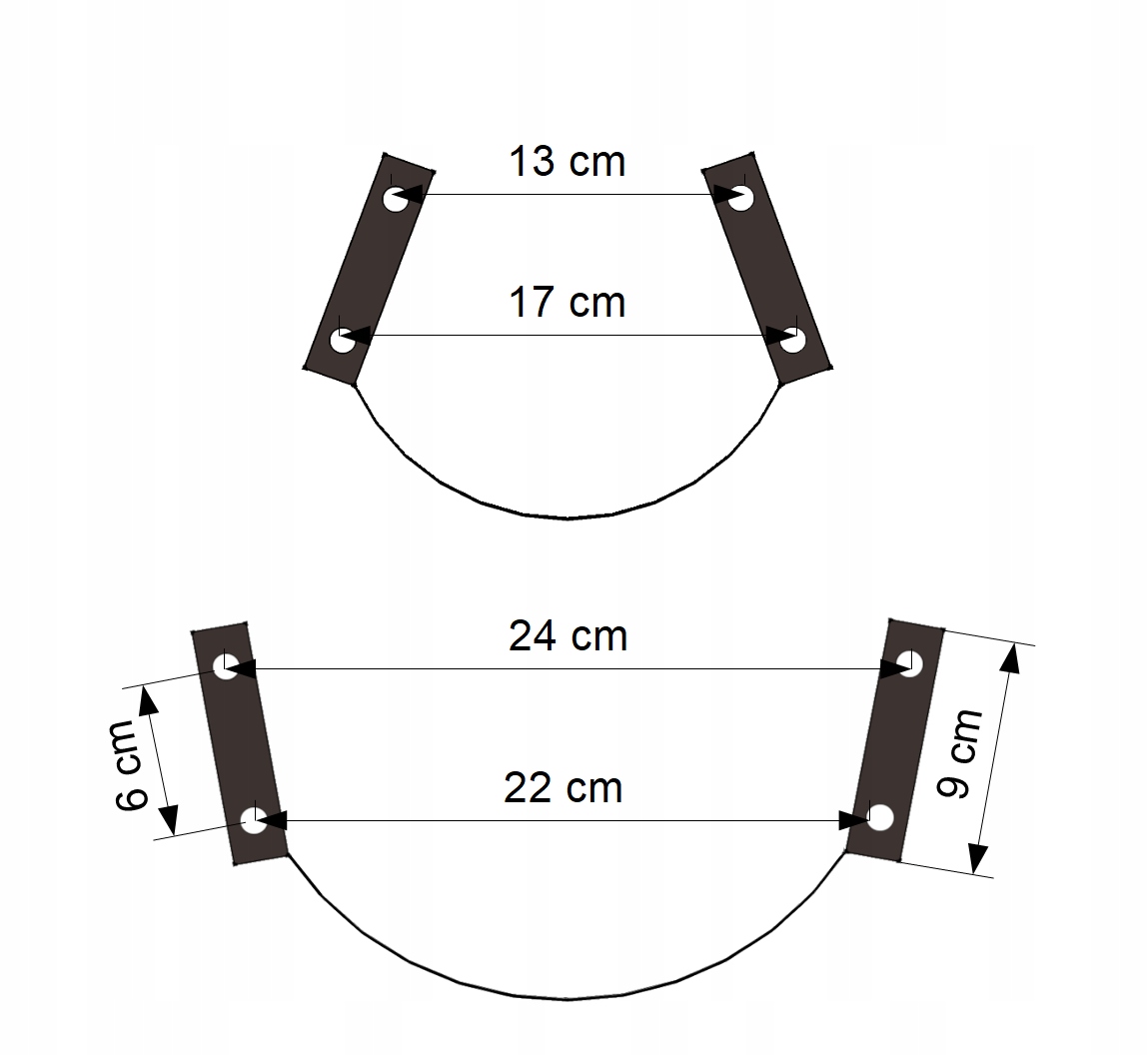 ŚNIEGOŁAPY UNIWERSALNE ŚNIEGOŁAP ŚNIEGOCHWYTY DACH Materiał stal ocynkowana