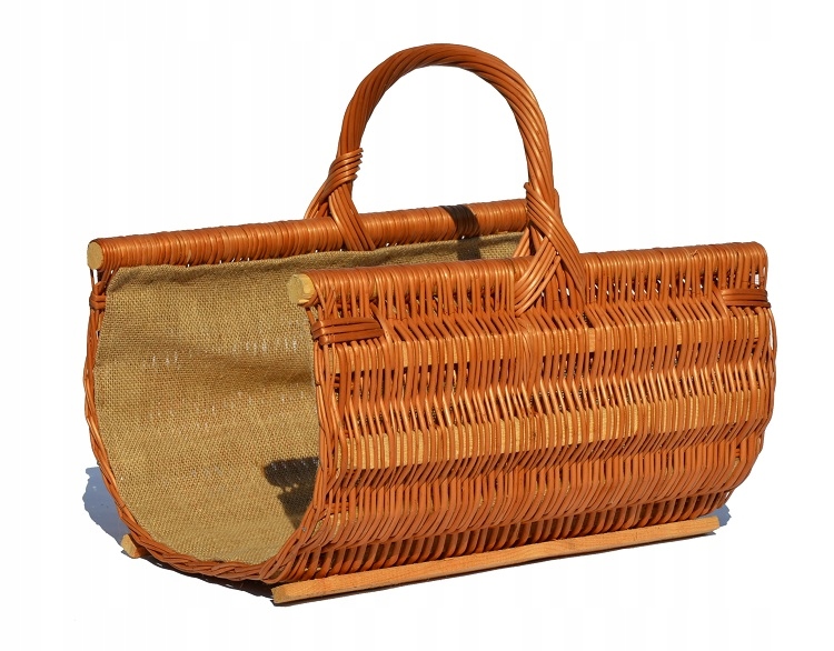 

Kosz wiklinowy na drewno kominkowe Wiklina Kominek