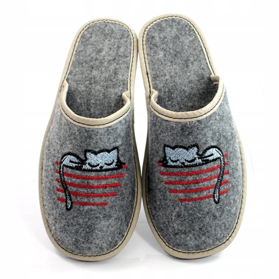 

Klapki Damskie Filcowe Kapcie Góralskie Ciepłe!