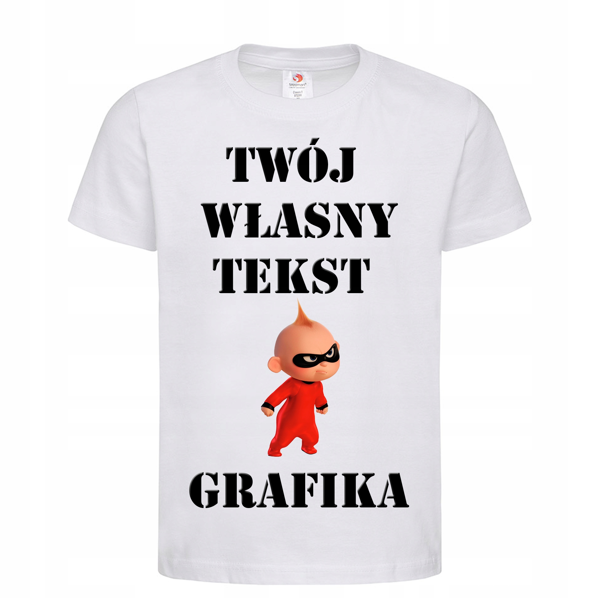

Koszulka Dziecięca Biała Własny Nadruk 134-140