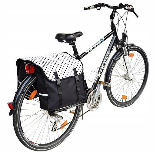 SAKWA NA BAGAŻNIK ROWEROWY, TORBA ROWEROWA 2x15L Rodzaj tylna