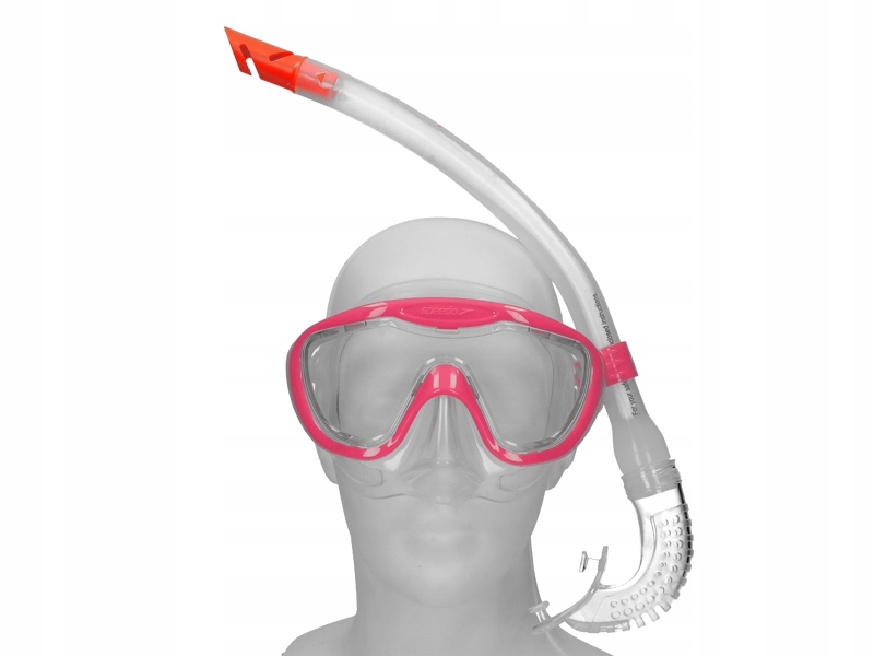 ZESTAW: Speedo MASKA + FAJKA do nurkowania JUNIOR Model 8036311341