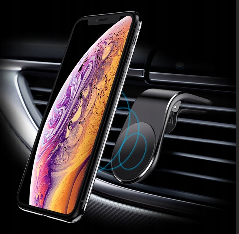 MAGNETYCZNY SREBRNY UCHWYT NA KRATKĘ WENTYLACYJNĄ Marka TelForceOne