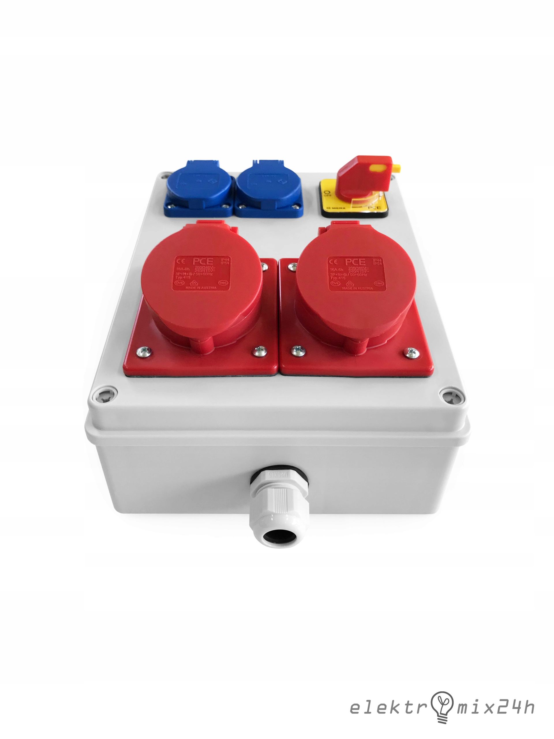 ROZDZIELNICA GOTOWA GNIAZDA 2x230V|2x16A 400V+0-1 Kod producenta RBELM217