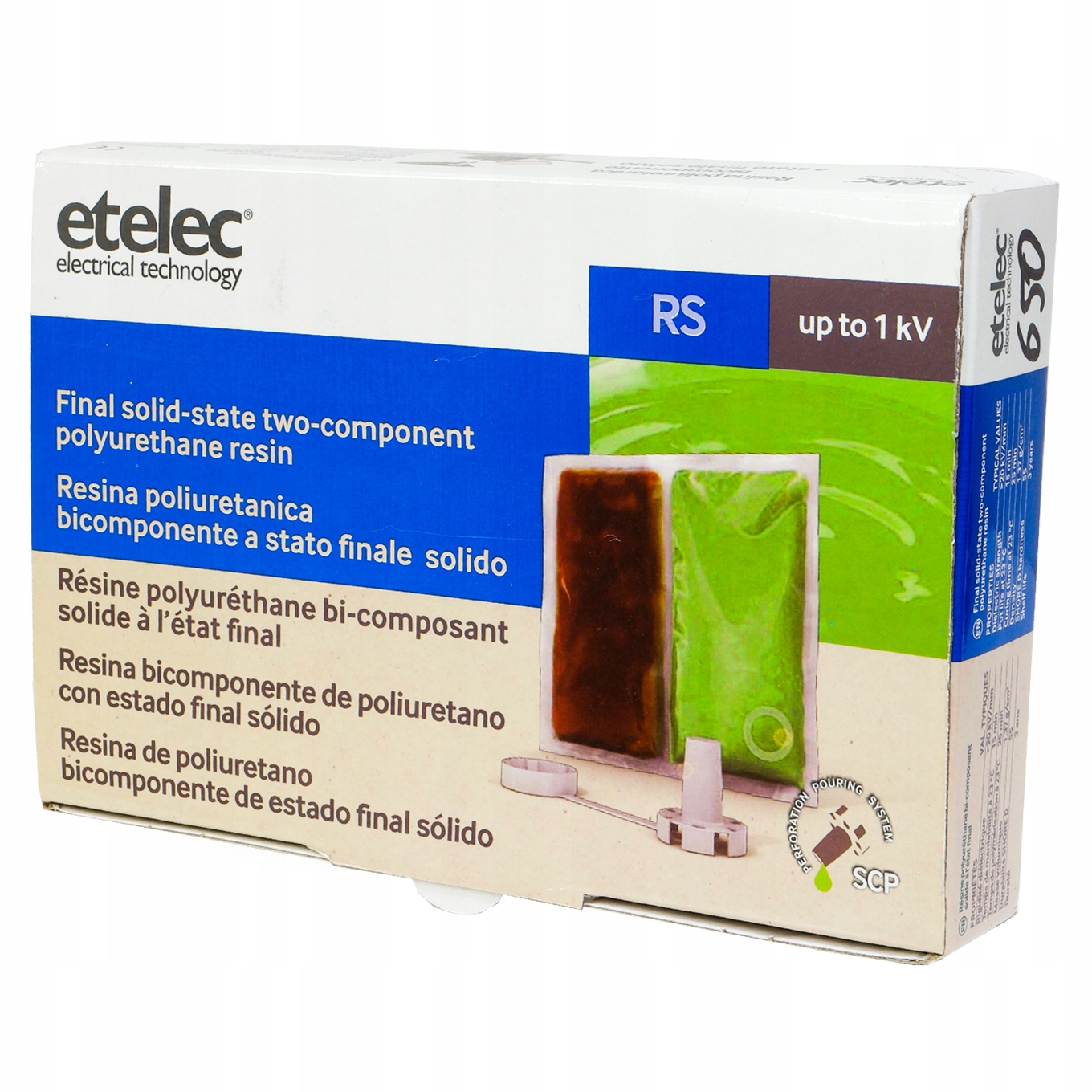 polyuretanová pryskyřice RS-650 gr kabelová mufa 20 kV/m